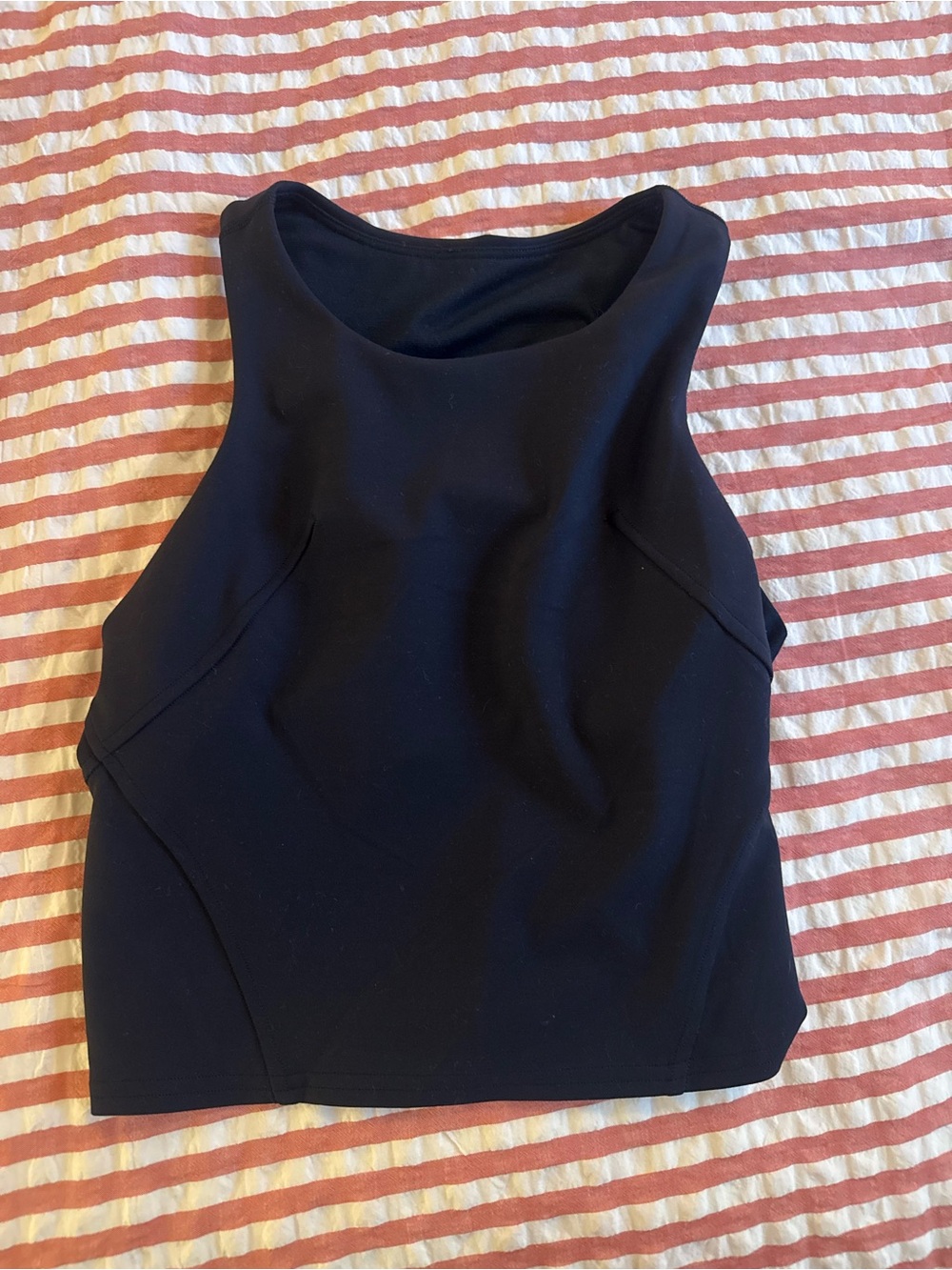 lululemon athletica Navy Blue High-Neck Sleeveless Tank